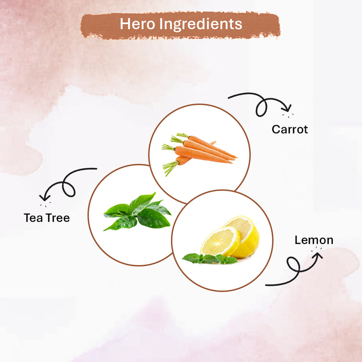 Oneway Happiness Detan Face Scrub with Tea Tree & Turmeric for Removing Tanning and Dullness 100GM