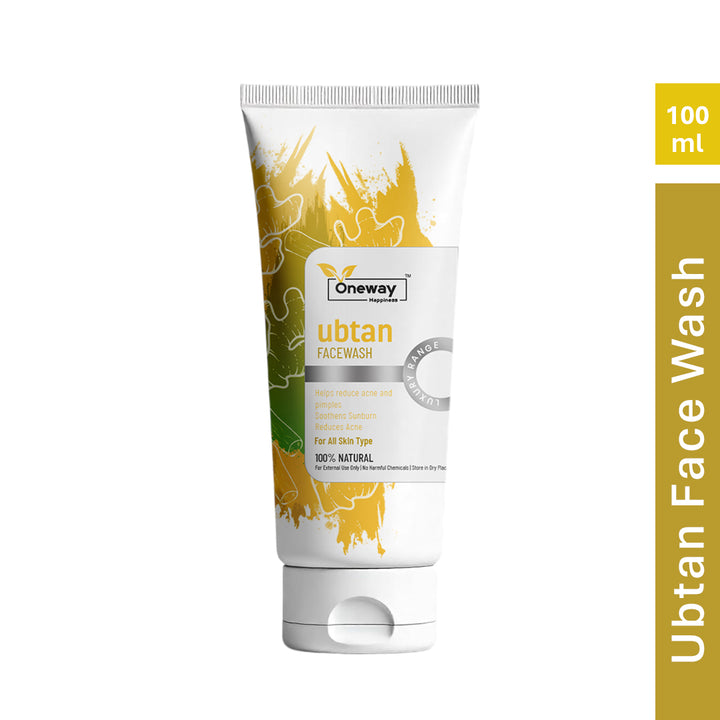 Oneway Happiness Ubtan Face Wash with Turmeric & Nicotinamide 3% 100ml