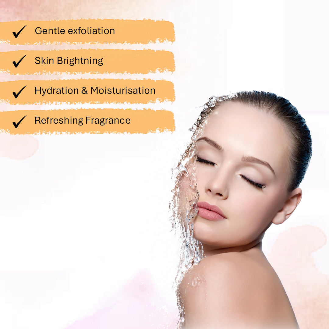 Oneway Happiness Apricot Body Wash with Vitamin E & Turmeric 300ml