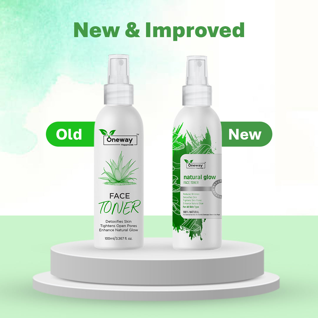 Oneway Happiness Neem & Aloe Vera Face Toner For Glowing Skin 100ml