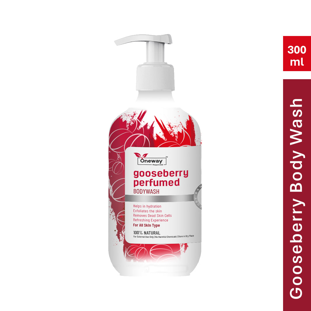 Oneway Happiness Gooseberry Body Wash with Vitamin C & Aloe Vera 300ml