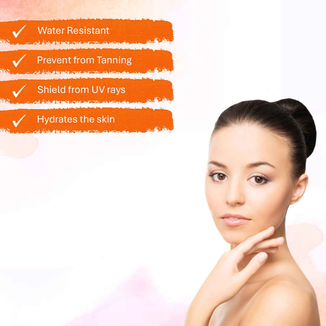 Oneway Happiness SPF 30 Sunscreen Lotion with Vitamin C & E 100ML