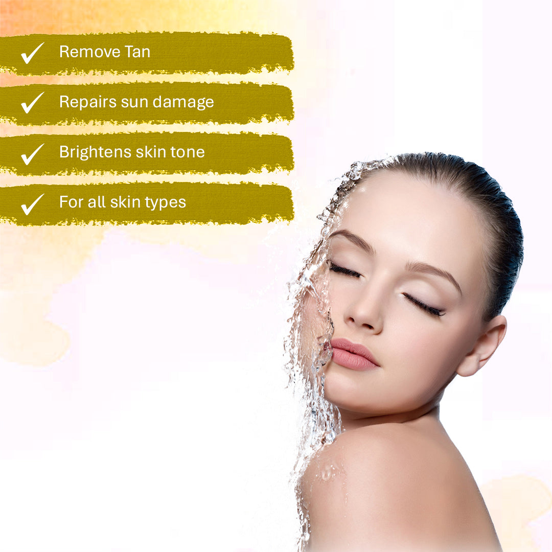 Oneway Happiness Ubtan Face Wash with Turmeric & Nicotinamide 3% 100ml