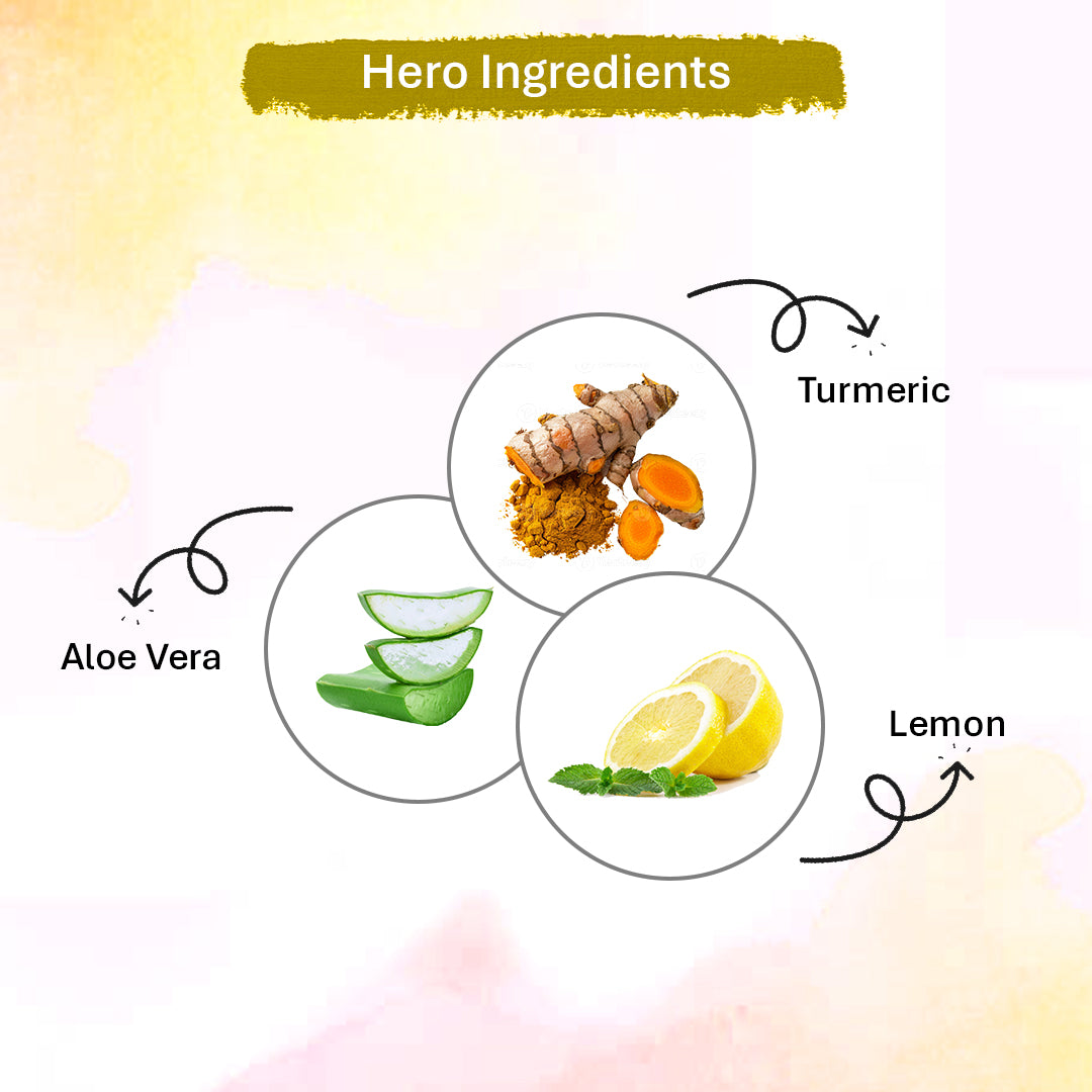 Face Wash Combo (Pack of 3) – Charcoal, Ubtan & Neem Aloe Vera 100ml EACH