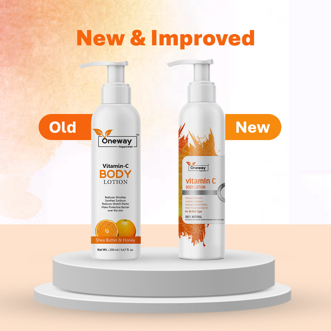 Hydrating Body Lotion with Vitamin C & Rose – 200ml Each
