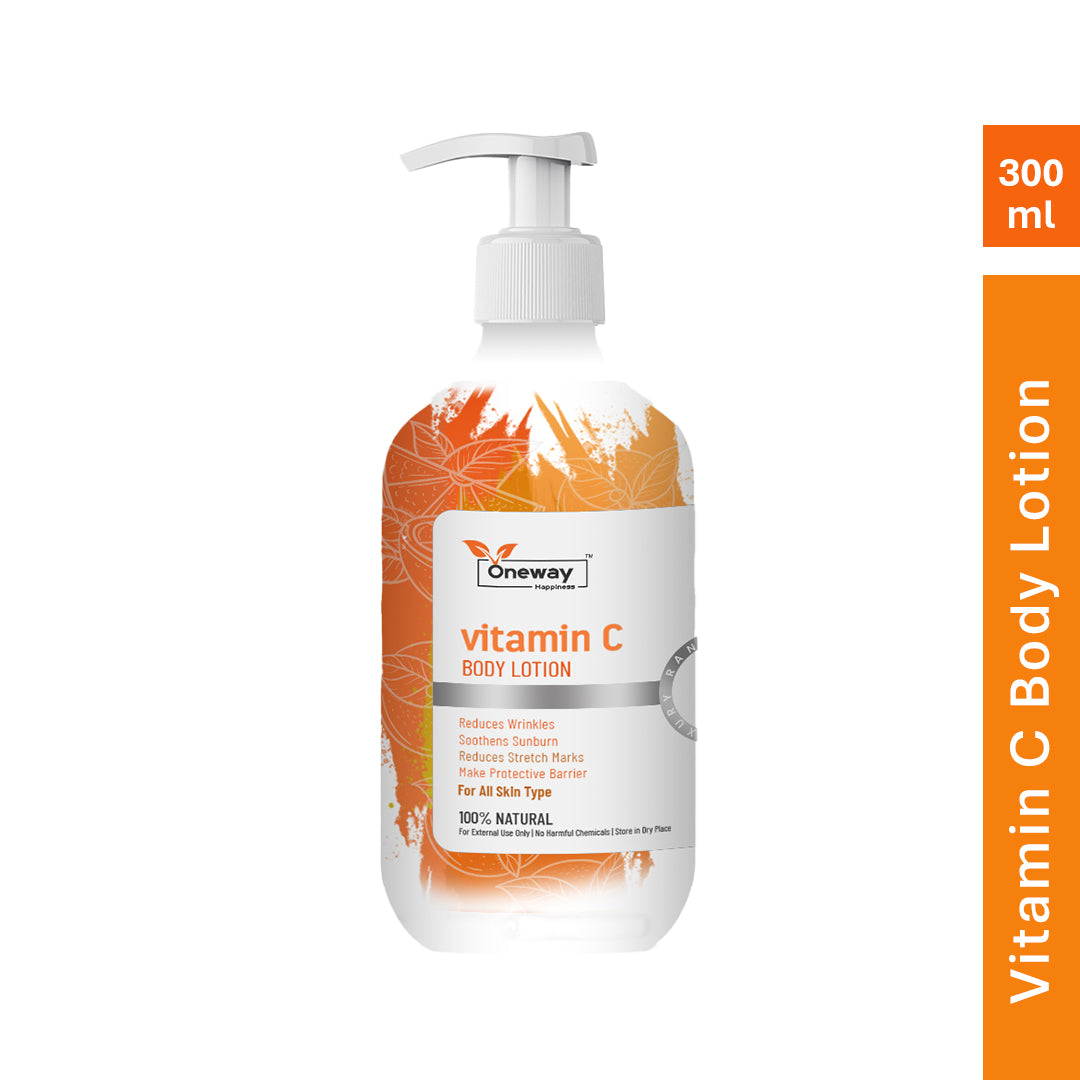 Oneway Happiness 10% Vitamin C Body Lotion Infused with Shea Butter & Honey