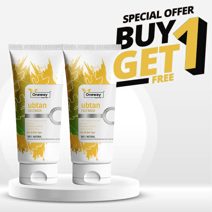 Oneway Happiness Ubtan Face Wash with Turmeric & Nicotinamide 3% 100ml
